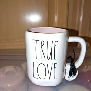 Rae Dunn Disney Beauty and the beast true love mug. Disney collectibles